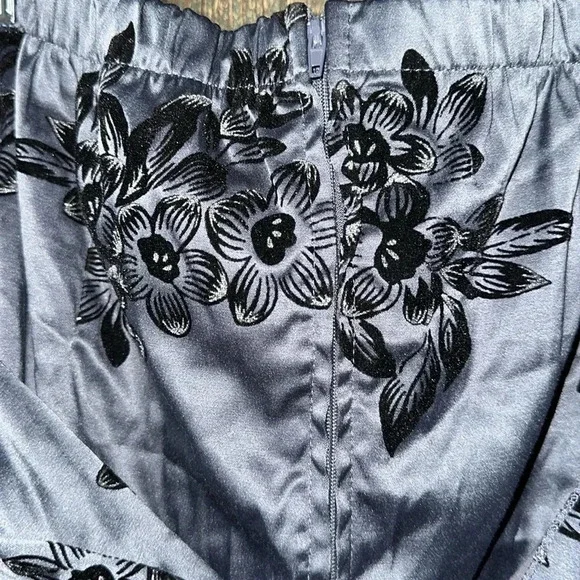 Snap Gray w/ black velvety & silver sparkle Strapless dress 22W EUC w/
Pockets! - Picture 5 of 5